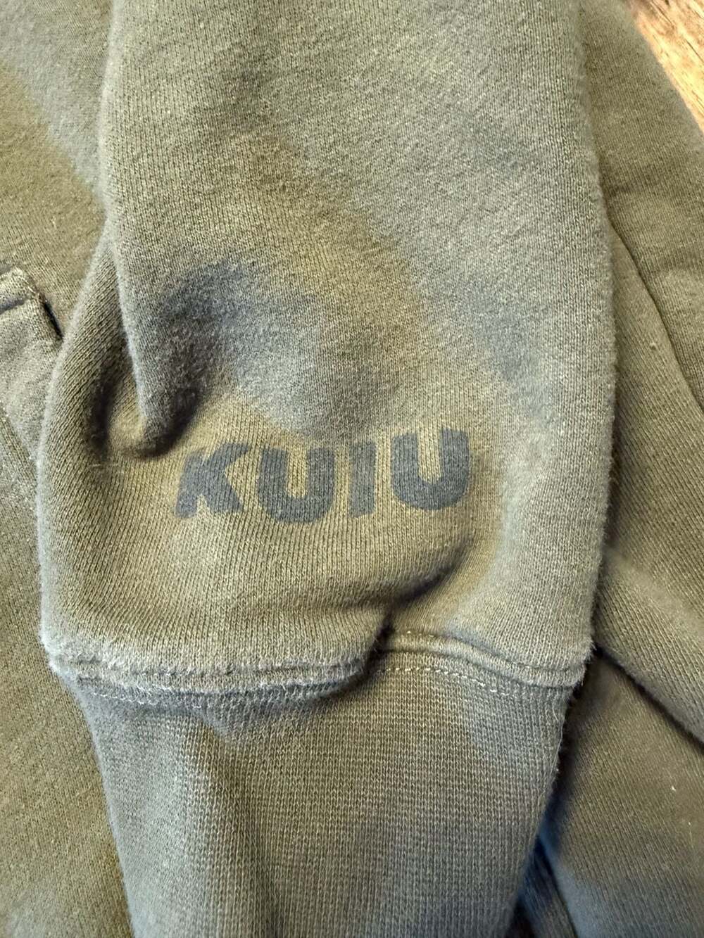KUIU Ram Logo Pullover Hoodie Olive Green Size Medium - Picture 3 of 5
